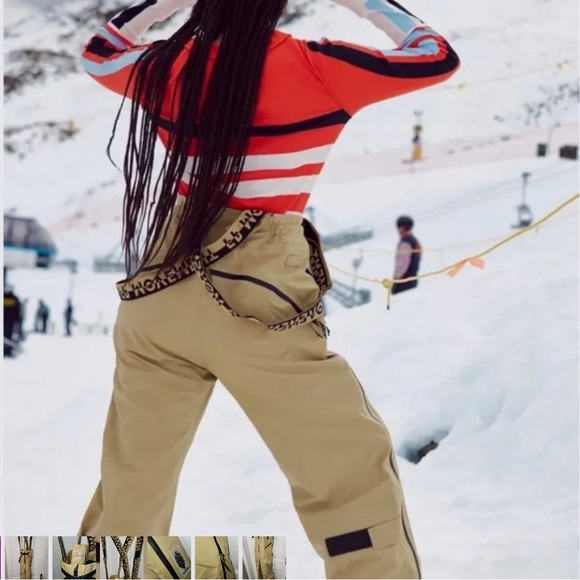 NWT free people zephyr ski bib pants - Picture 2 of 5